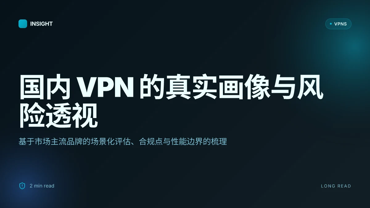国内10大VPN的真实画像：2026更新与风险透视