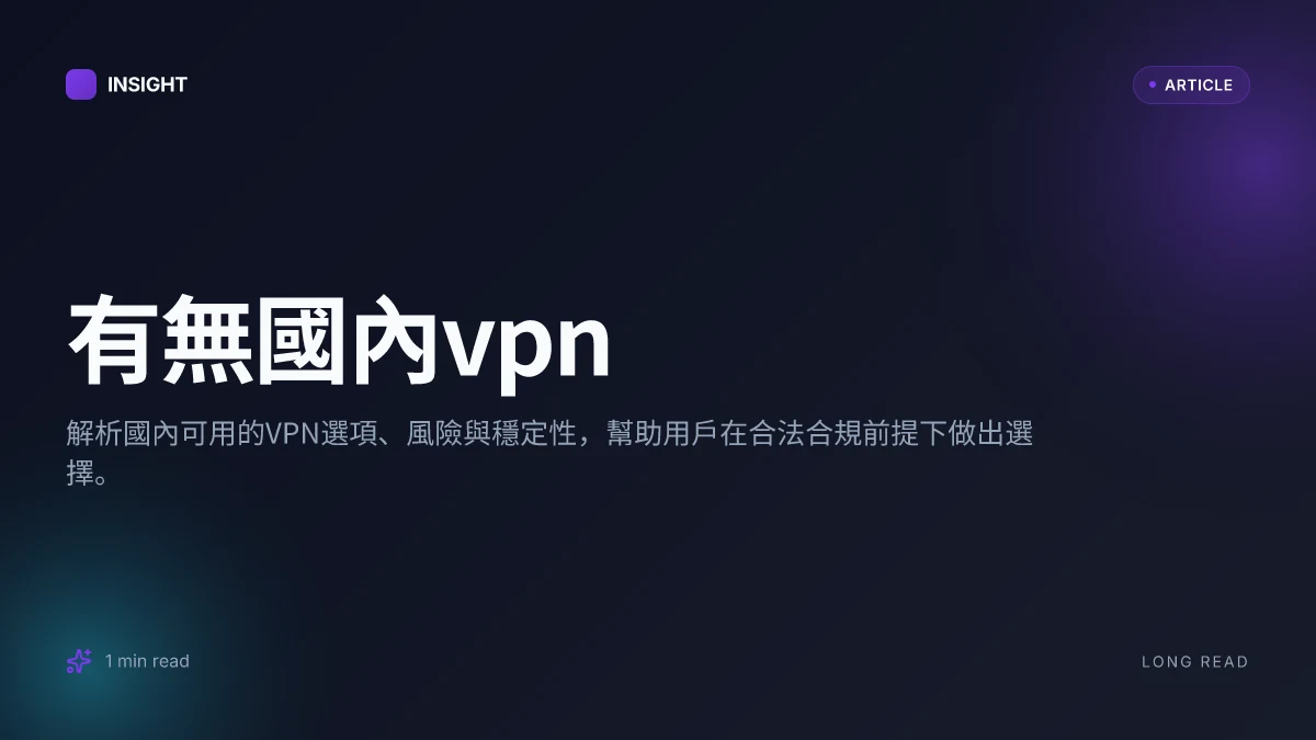 有無國內VPN